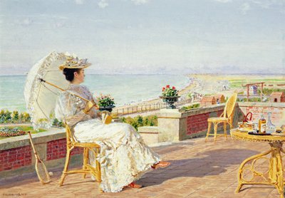 On Vacation by Marie Francois Firmin Girard